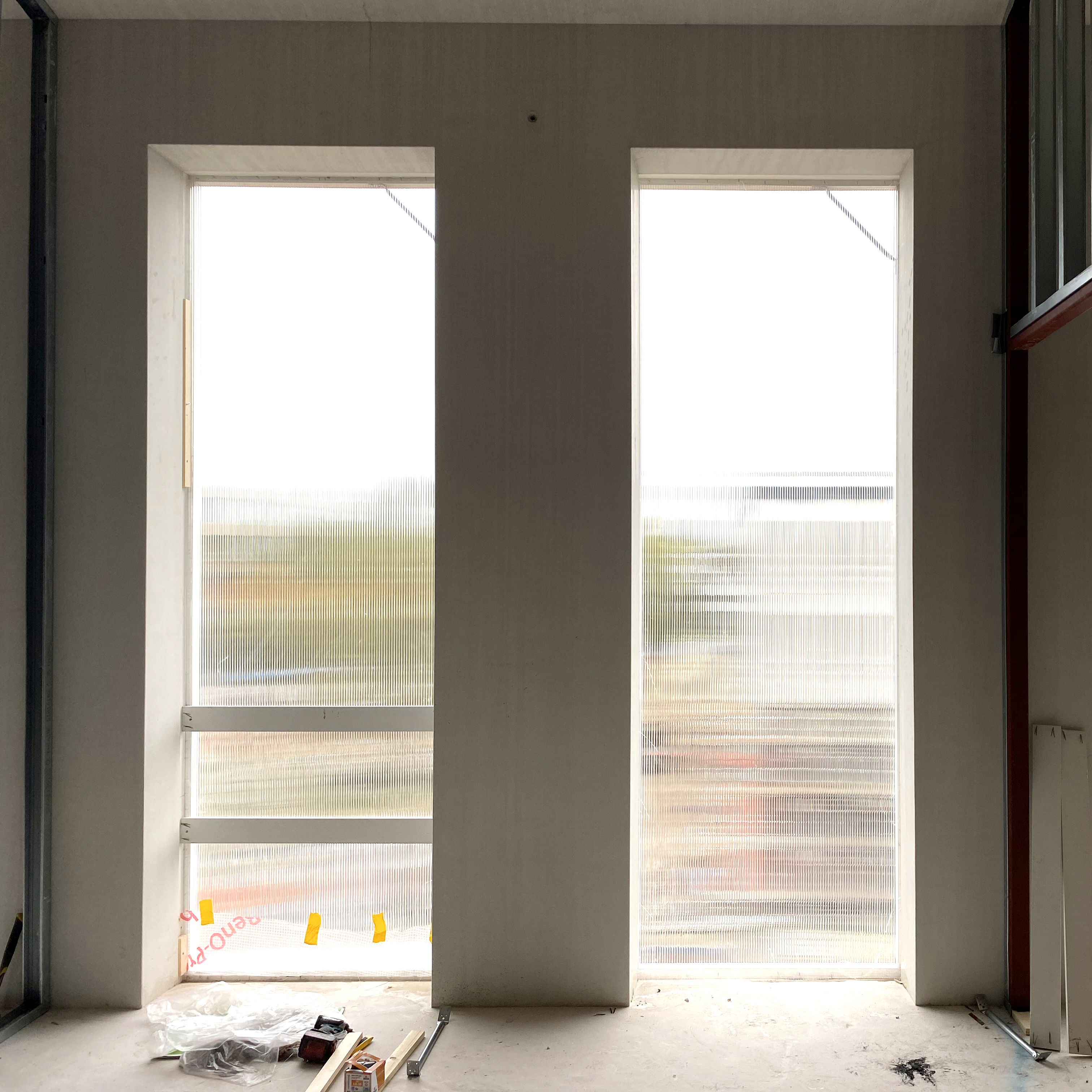 Transparante afdichtingsplaat